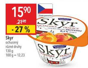 Dezert zakysaný ochucený Skyr Bohušovická mlékárna