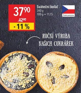 Koláč sváteční
