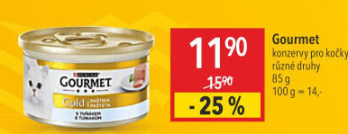 Paštika pro kočky Gold Gourmet Purina