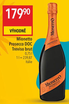 Prosecco brut DOC Treviso Mionetto