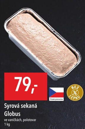 Sekaná syrová Globus