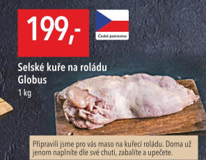 Selské kuře na roládu Globus