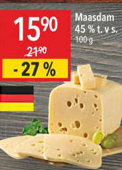 Sýr Maasdamer 45%