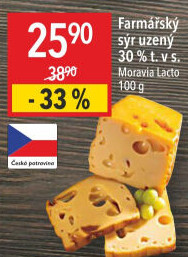 Sýr uzený Farmářský Moravia