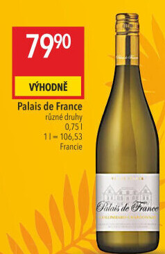Víno Chardonnay Palais de France
