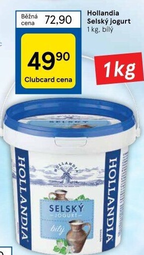 Bílý jogurt selský Hollandia