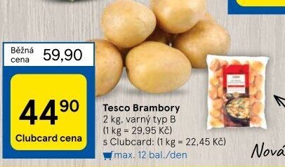 Brambory Tesco