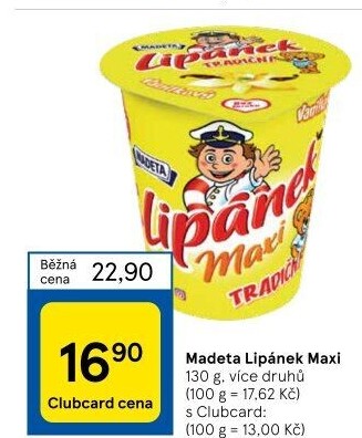 Dezert Lipánek Madeta