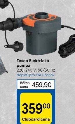 Elektrická pumpa Tesco