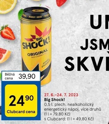 Energetický nápoj Big Shock
