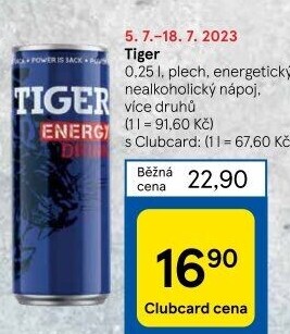 Energetický nápoj Tiger