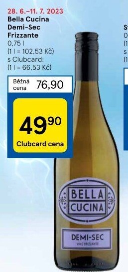 Frizzante Demi Sec Bella Cucina