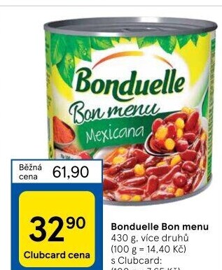 Konzervy Bon Menu Bonduelle