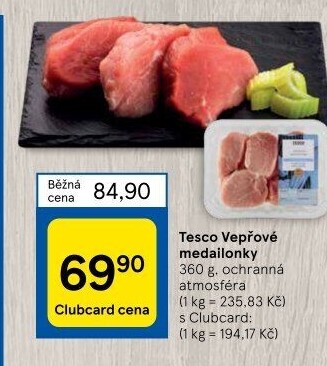 Medailonky vepřové Tesco