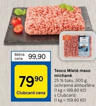 Mleté maso mix Tesco
