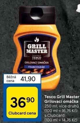 Omáčka grilovací Grill Master Tesco