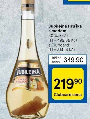 PálenkaHruška s medem Jubilejná St. Nicolaus