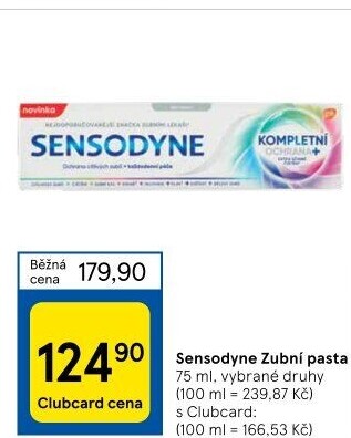 Pasta na zuby Sensodyne