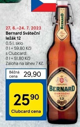 Pivo světlý ležák 12° SvátečníBernard