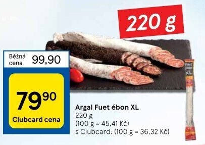 Salám Fuet Argal