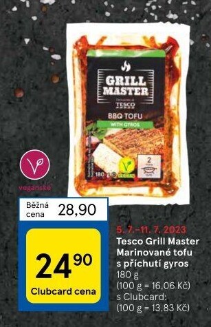 Tofu Grill Master Tesco
