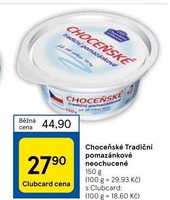 Tradiční pomazánkové Choceňské