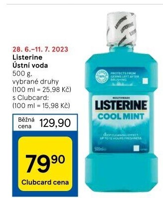 Ústní voda Listerine