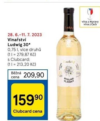 Vína Ludwig 30 Vinařství Ludwig - pozdní sběr