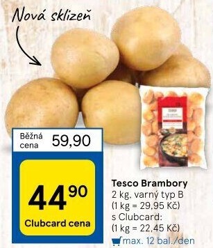Brambory Tesco
