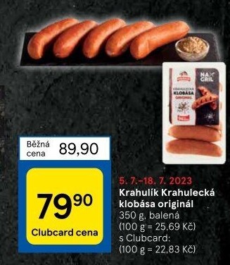 Krahulecká klobása Krahulík