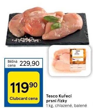 Kuřecí prsní řízky Tesco