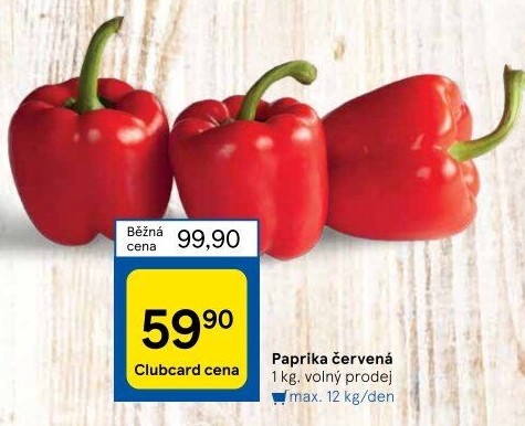 Paprika červená