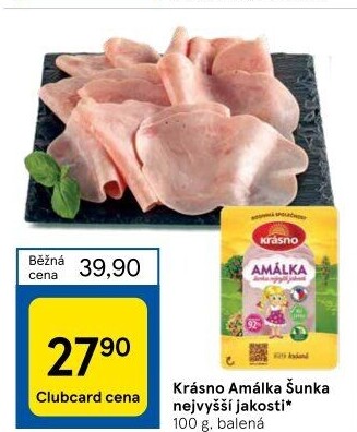 Šunka Amálka nejvyšší jakosti Krásno