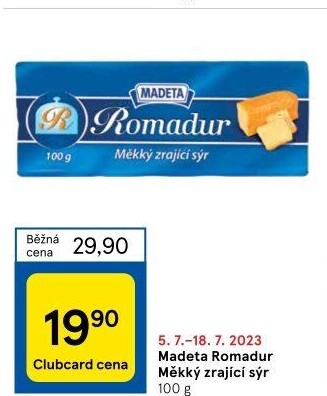 Sýr Romadur Madeta