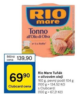 Tuňák v oleji Rio Mare