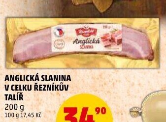 Anglická slanina Řezníkův talíř