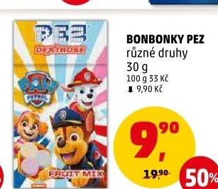 Dražé ovocné PEZ