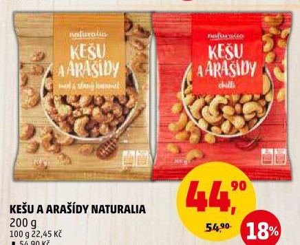 Kešu a arašídy Naturalia