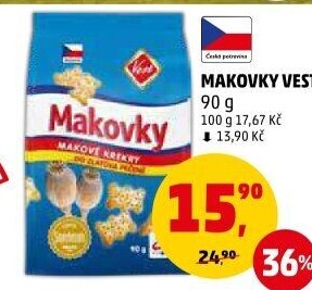 Krekry makovky Vest