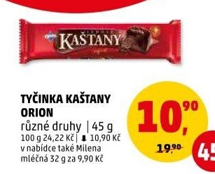Ledové kaštany Orion