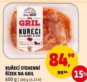 Marinovaný kuřecí stehenní řízek Na gril Penny