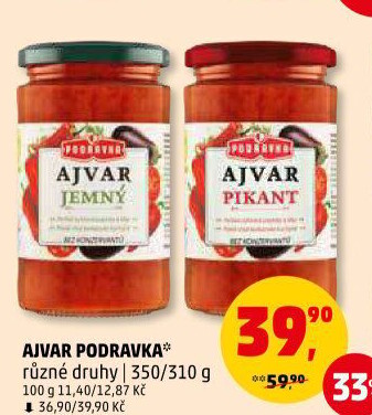 Omáčka Ajvar Podravka