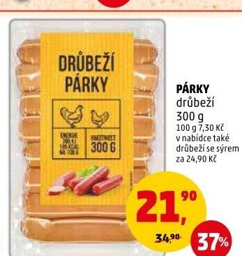 Párky drůbeží