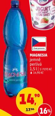 Přírodní voda Magnesia
