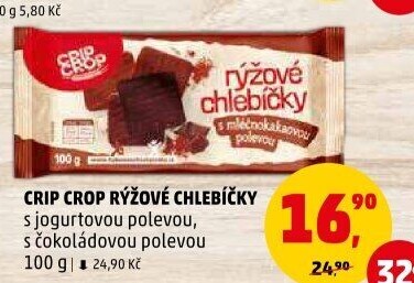 Rýžové chlebíčky polomáčené Crip Crop
