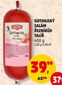 Salám Gothaj Řezníkův talíř