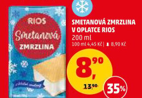 Smetanová zmrzlina Rios