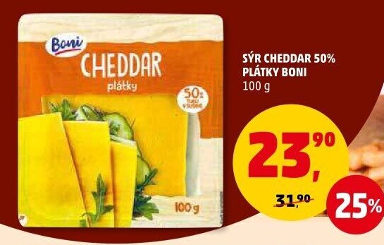 Sýr Cheddar Boni