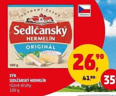 Sýr Hermelín Sedlčanský