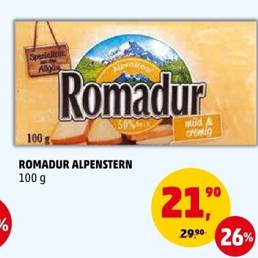 Sýr Romadur Alpenstern